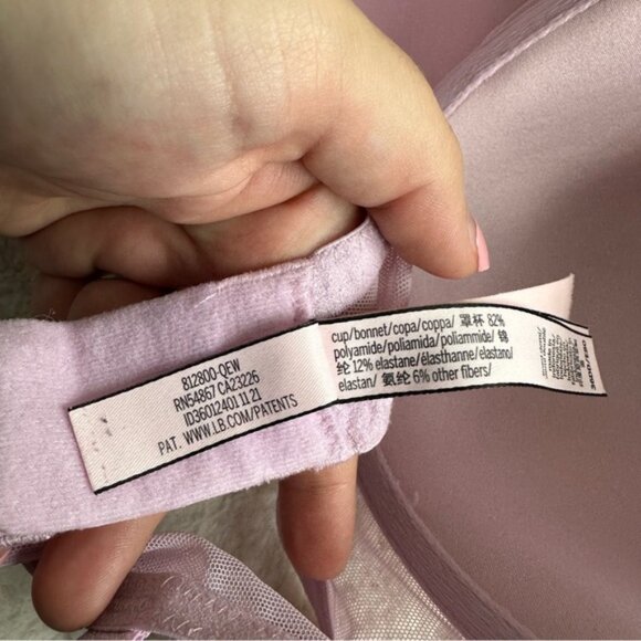 Victoria's Secret | Lilac Leopard Sexy Tee Lined Demi Bra | Size 36DD - Picture 12 of 12